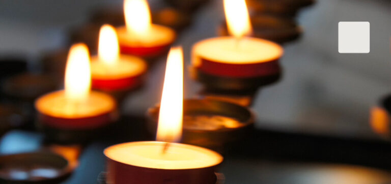 Thumbnail of candles lined up.
